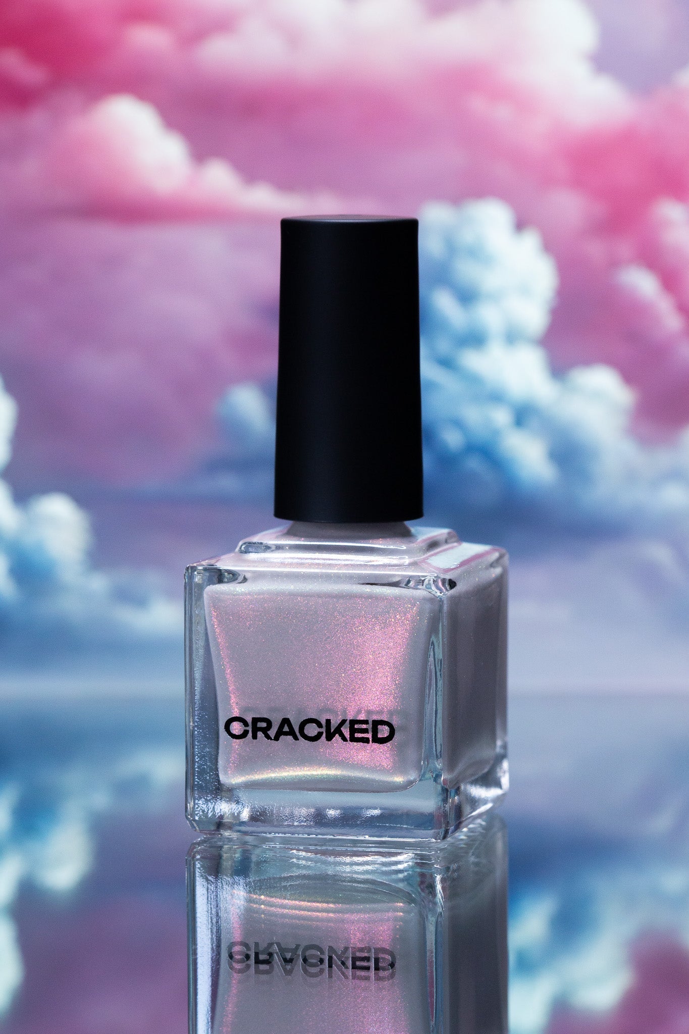 Every Cloud Has A Pink Lining - Cracked Polish