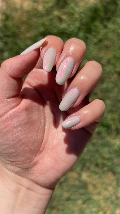 Every Cloud Has A Pink Lining - Cracked Polish