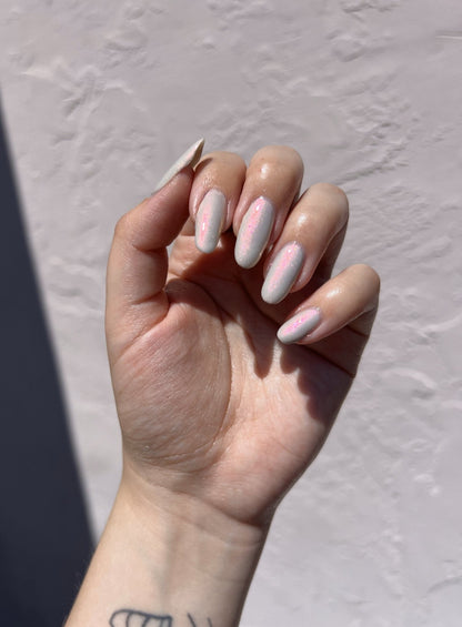 Every Cloud Has A Pink Lining - Cracked Polish