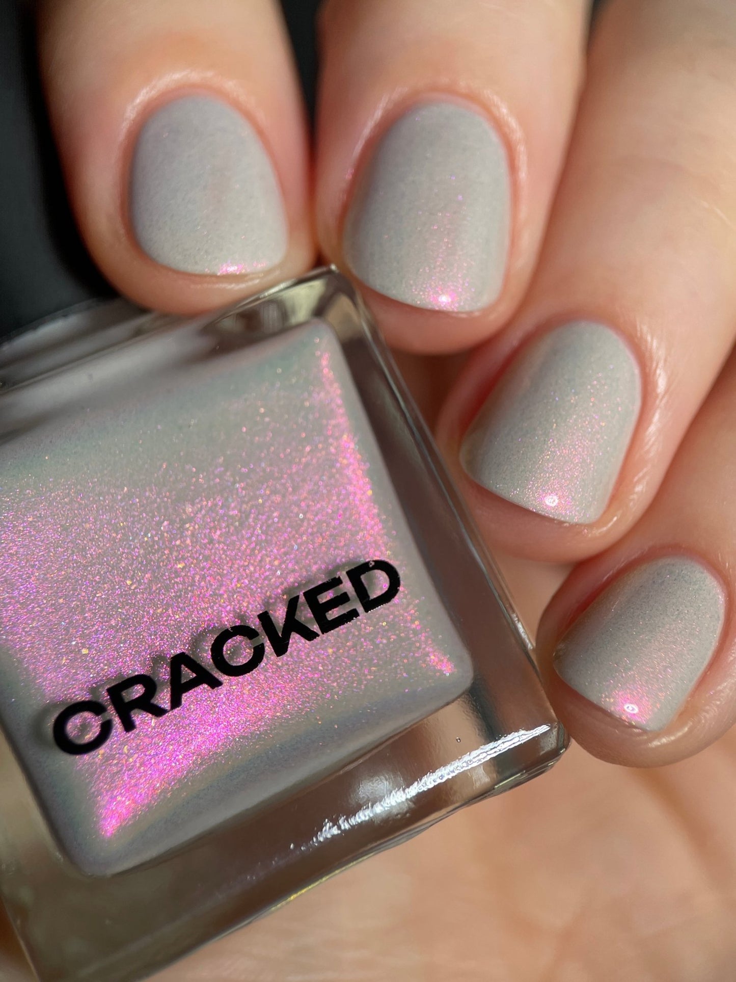 Every Cloud Has A Pink Lining - Cracked Polish