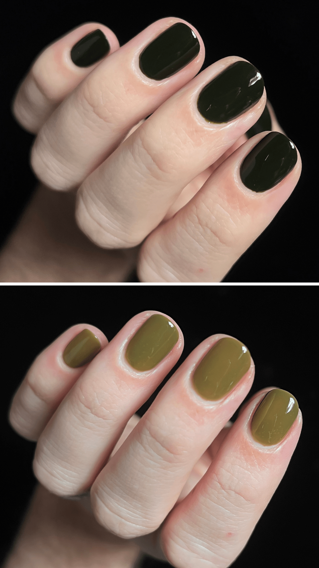 Green Ish - Cracked Polish