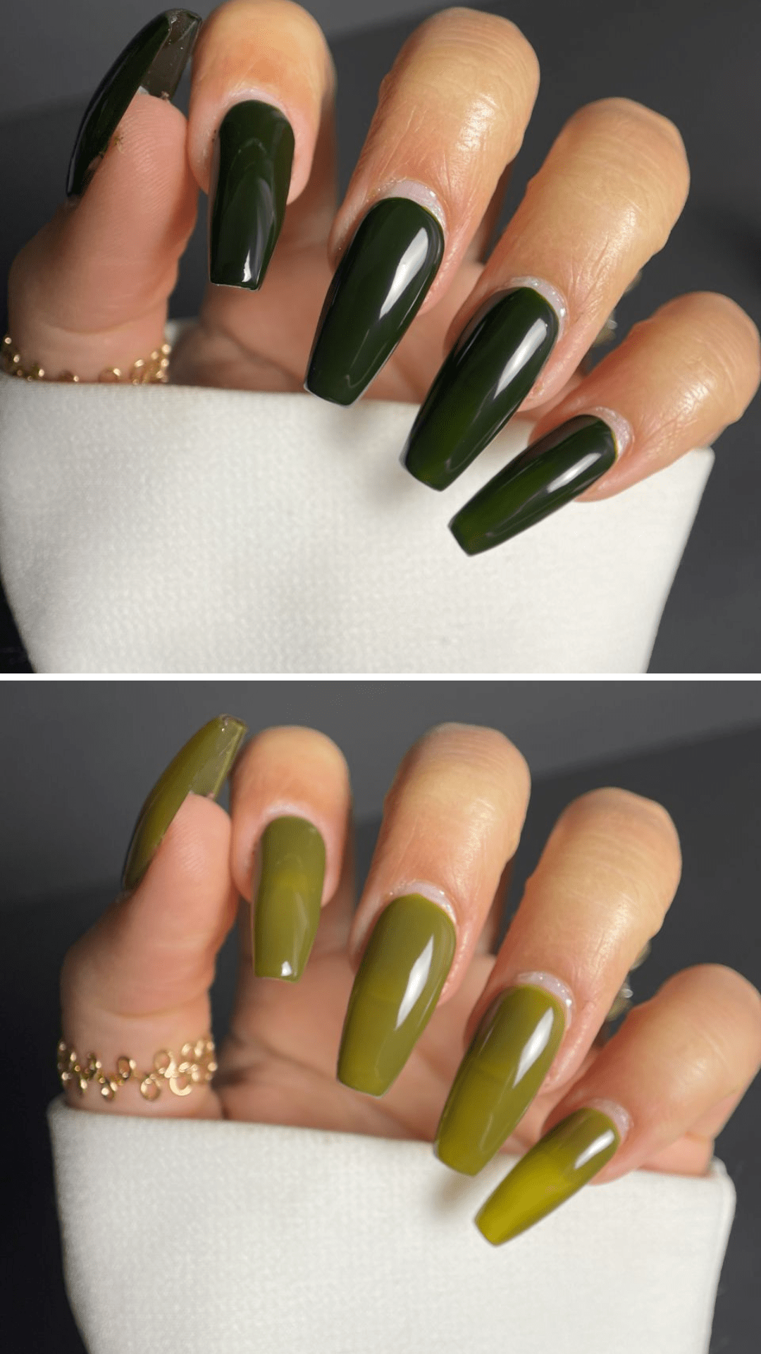 Green Ish - Cracked Polish