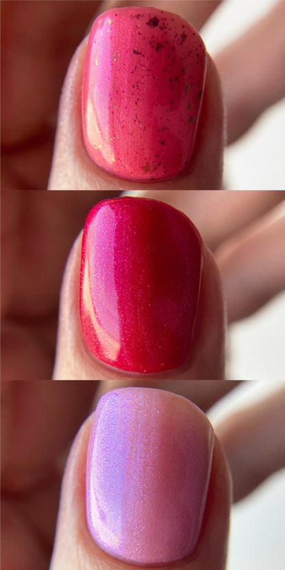 Love Triangle - Cracked Polish