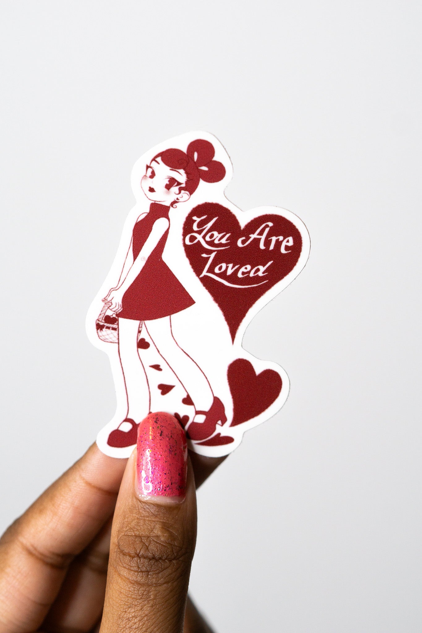 Mrs. Romantic Sticker - Cracked Polish