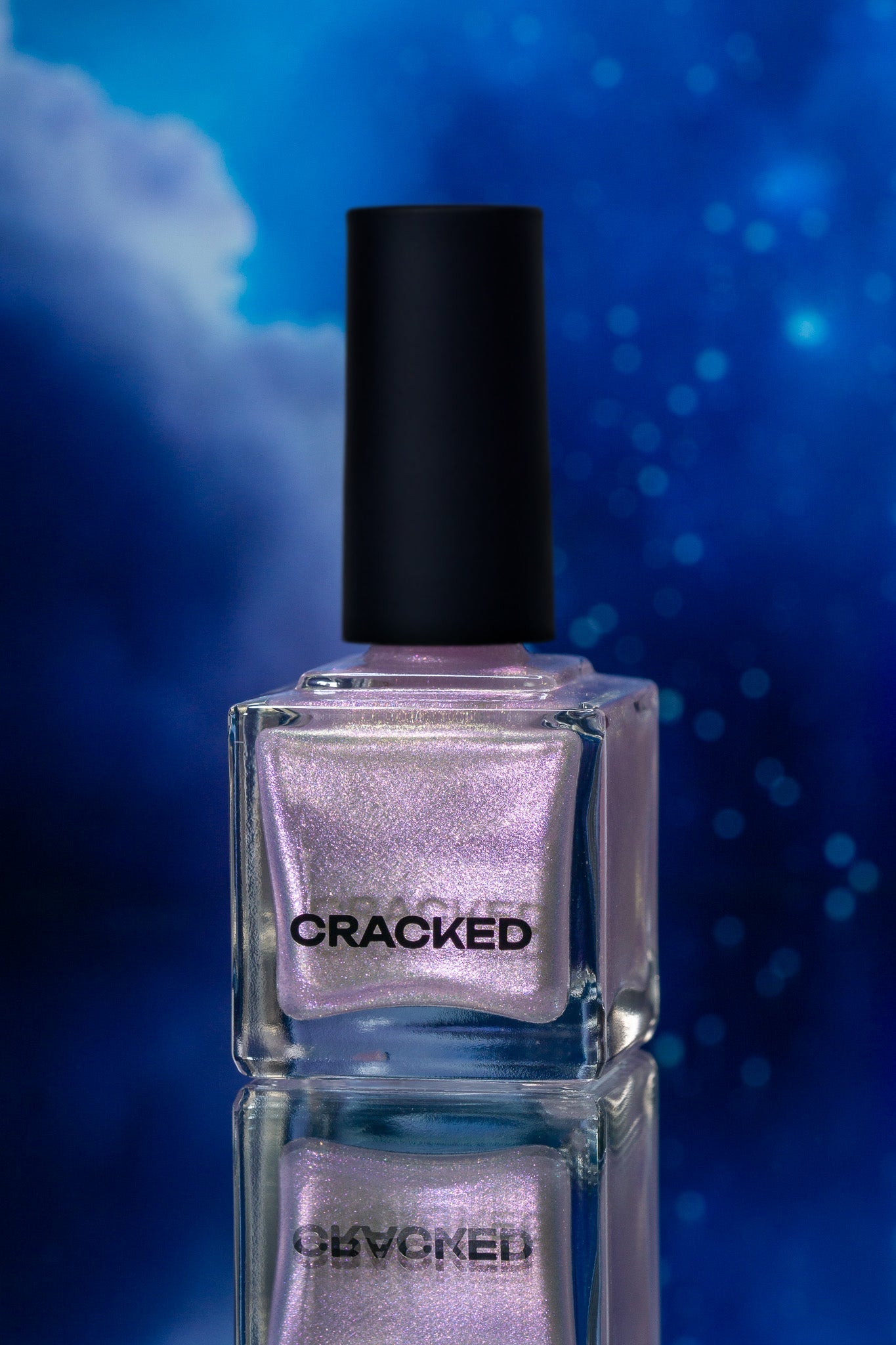 Pink Hair Strands - Cracked Polish