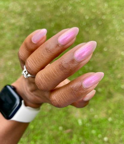 Pink Strawberry Puffs - Cracked Polish