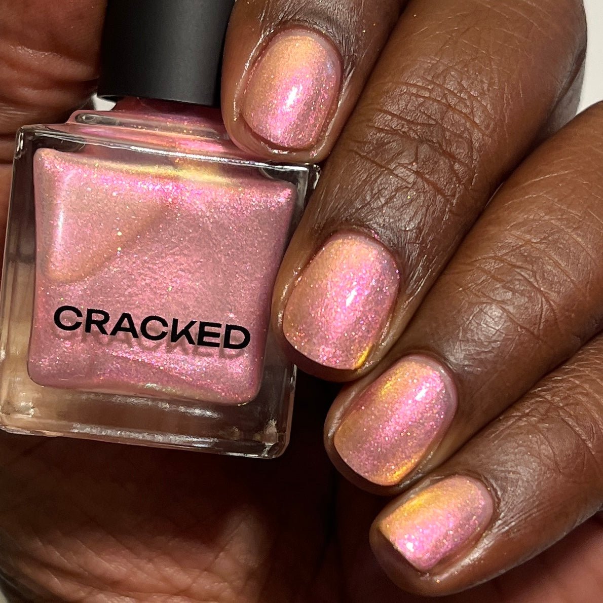 Pink Strawberry Puffs - Cracked Polish