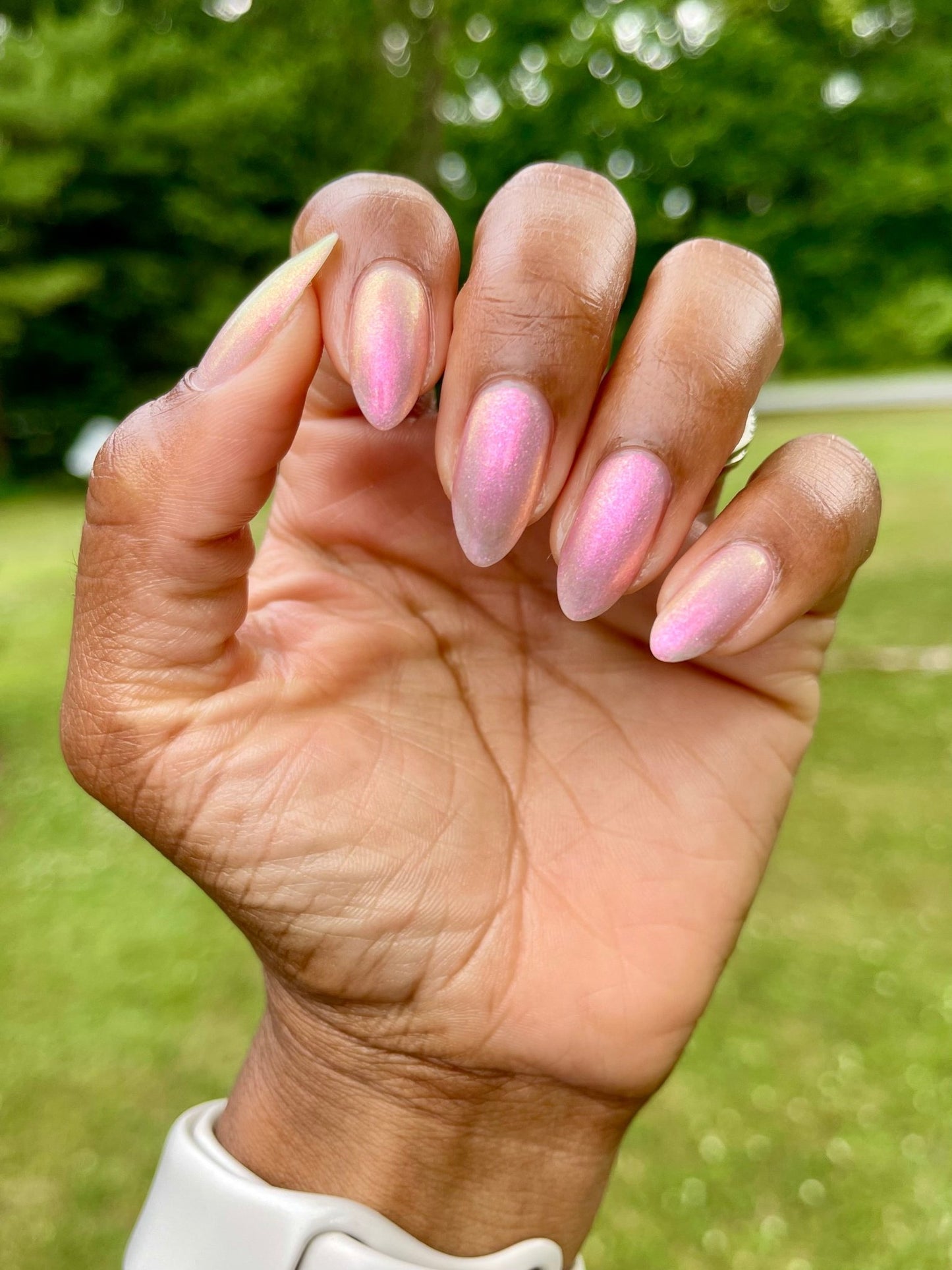 Pink Strawberry Puffs - Cracked Polish