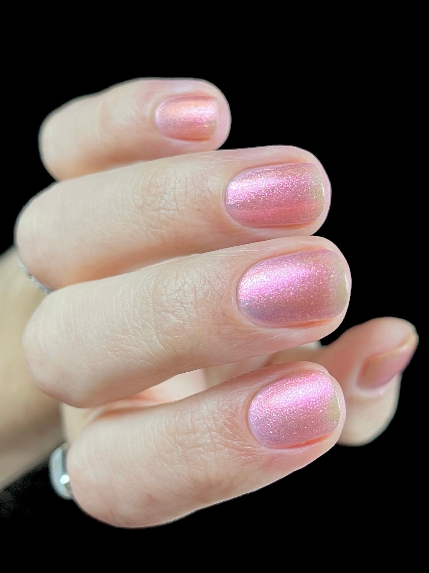 Pink Strawberry Puffs - Cracked Polish