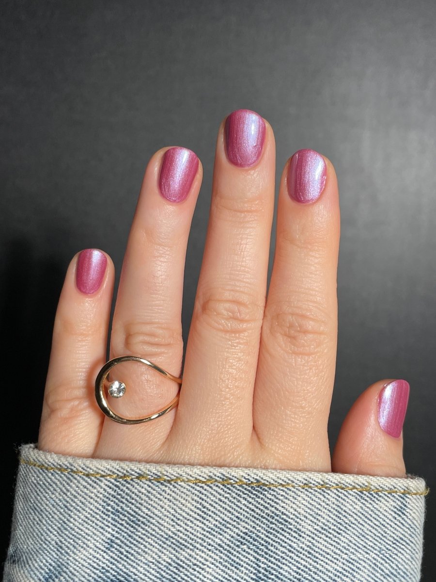 Raspberry Glaze - Cracked Polish