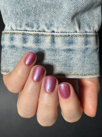 Raspberry Glaze - Cracked Polish