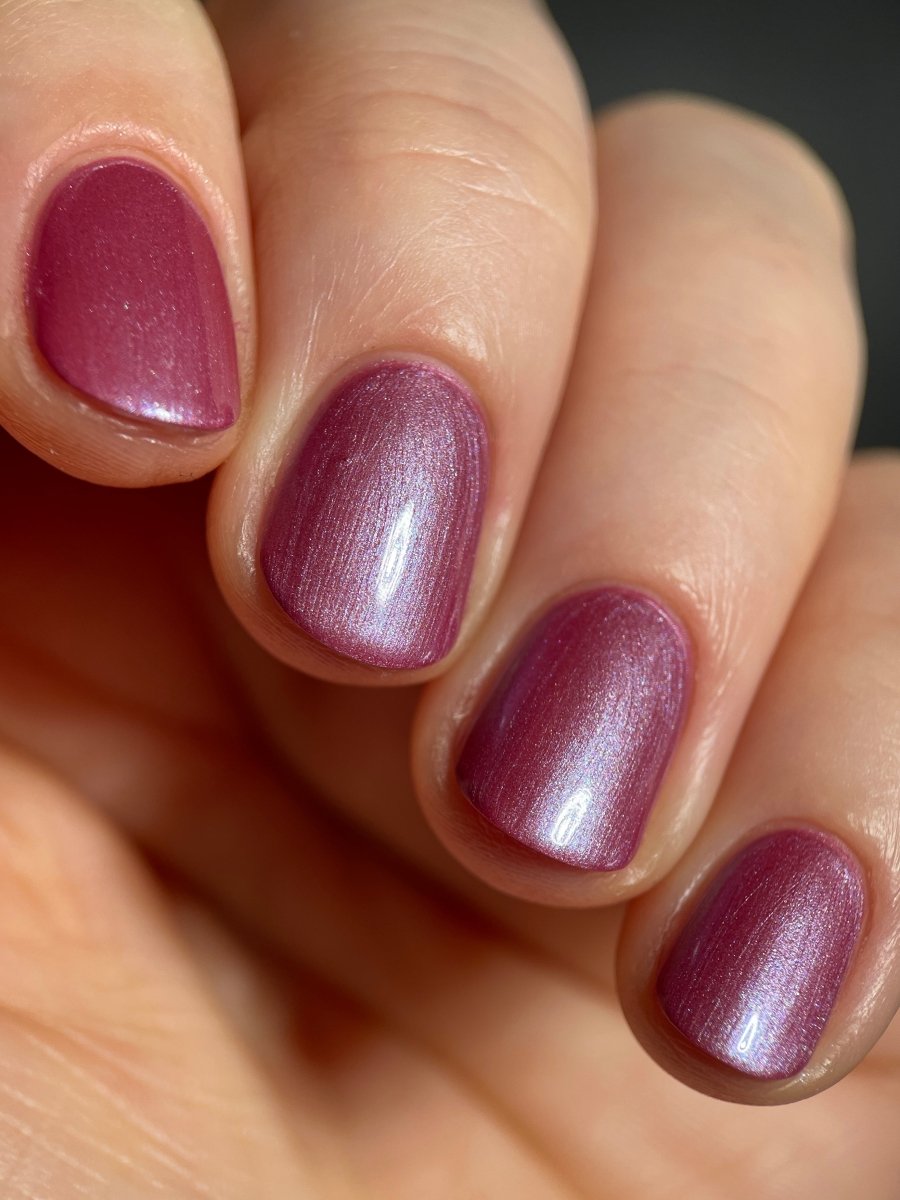 Raspberry Glaze - Cracked Polish