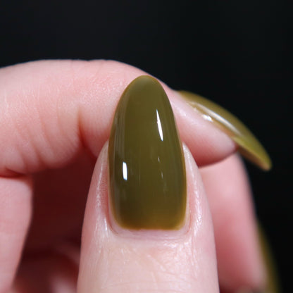 See Through Olive - Cracked Polish