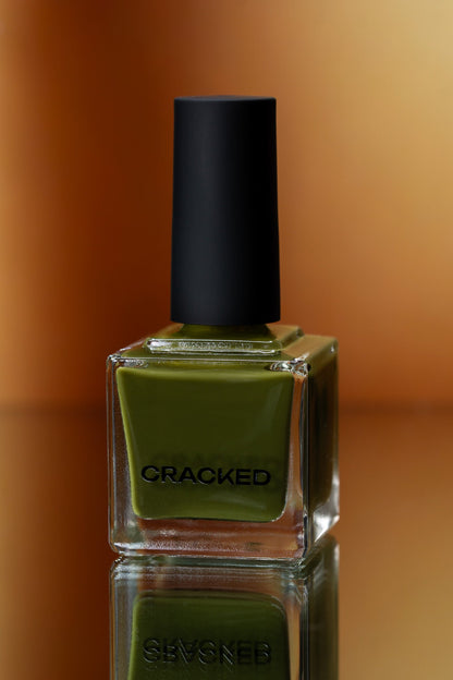 See Through Olive - Cracked Polish