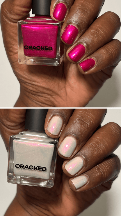 Tangled In Pink Duo - Cracked Polish