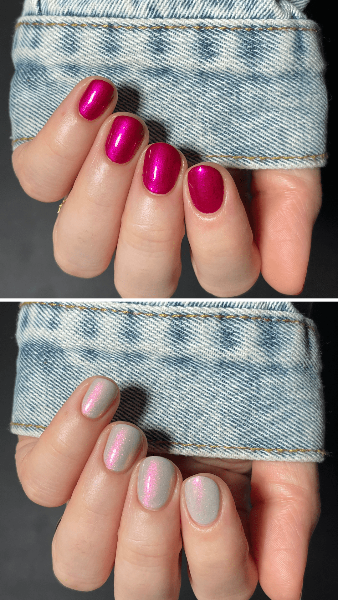 Tangled In Pink Duo - Cracked Polish