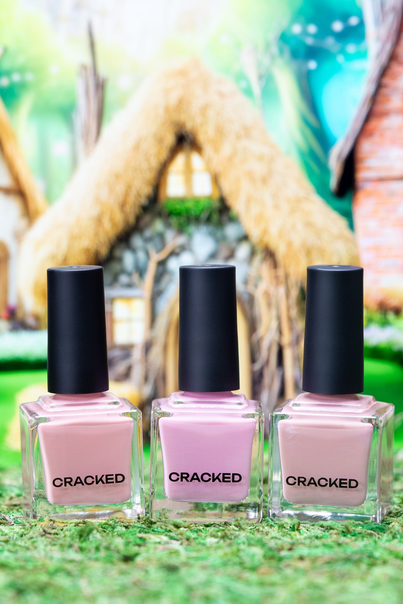 Three Little Pinkies - Cracked Polish